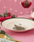 Christmas Tree Rim Soup Bowls, Set of 4