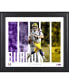 Фото #1 товара Joe Burrow LSU Tigers Framed 15" x 17" Player Panel Collage