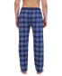 Фото #2 товара Men's Ultimate Ultra Soft Plaid Flannel Pajama Pants