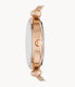 Фото #4 товара Skagen Damen Armbanduhr Amberline Zweizeiger Rose-Tone Steel Mesh 28 mm SKW2955