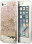 Guess Guess GUHCI8LFLSD iPhone SE 2022 / SE 2020 / 7 / 8 złoty/gold hardcase Paisley Liquid Glitter