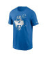 Фото #2 товара Men's Aidan Hutchinson Blue Detroit Lions Player Graphic T-shirt