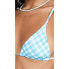 L*Space Women's Brittany Bikini Top, Picnic Plaid, L