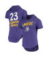 Men's Lebron James Heathered Purple Los Angeles Lakers Hoodie Tri-Blend T-shirt