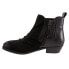 Фото #4 товара Softwalk Rockford S2058-003 Womens Black Suede Ankle & Booties Boots 10