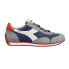 Фото #1 товара Diadora Equipe Suede Sw Lace Up Mens Blue Sneakers Casual Shoes 175150-60032