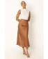 ფოტო #1 პროდუქტის Nellie Satin Midi Skirt