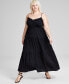 Фото #1 товара Trendy Plus Size Tiered Maxi Dress