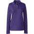 Фото #2 товара Women's School Uniform Long Sleeve Feminine Fit Interlock Polo Shirt