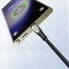 Фото #2 товара Kabel przewód w oplocie Star-Light Series USB-C - USB-C 100W 1.2m czarny