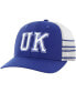 ფოტო #1 პროდუქტის 47 Brand Men's Royal Kentucky Wildcats Straight Eight Adjustable Trucker Hat