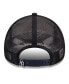 Фото #1 товара Men's White/Navy New York Yankees Stacked A-Frame Trucker 9Forty Adjustable Hat