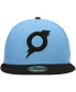 Фото #3 товара Men's Light Blue Omaha Storm Chasers Authentic Collection Team Alternate 59FIFTY Fitted Hat