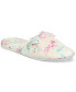 Фото #1 товара Women's Quilted Butterfly Floral Bow Slippers, Created for Macy's