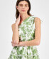 Women's Printed Tiered One-Shoulder Dress