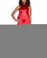 ფოტო #1 პროდუქტის Juniors' Satin Halter-Neck Back-Bow Gown