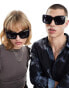 Фото #4 товара Le Specs primal instinct oversized sunglasses in black