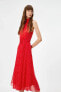 Фото #2 товара Kadın Kırmızı Desenli Elbise