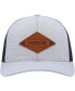 Men's Gray, Black Mesa Trucker Snapback Hat