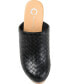 ფოტო #4 პროდუქტის Women's Kelsy Woven Heeled Platform Clogs