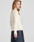 ფოტო #2 პროდუქტის Women's Cashmere Double V-Neck Rhinestone Sweater, Created for Macy's