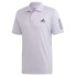 ADIDAS Club 3 Stripes short sleeve polo