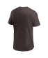 Фото #3 товара Men's Brown Cleveland Browns Sideline Coach Performance T-shirt