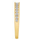 ფოტო #2 პროდუქტის Diamond Channel Band (1/4 ct. t.w.) in 14K White Gold or Yellow Gold