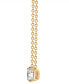 ფოტო #3 პროდუქტის Certified Lab Grown Diamond Solitaire Adjustable 18" Pendant Necklace (1-1/2 ct. t.w.) in 14k Gold