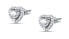 Фото #1 товара Silver earrings Heart Tesori SAVB07