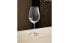 Raised crystalline wine glass