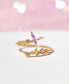 ფოტო #3 პროდუქტის Crystal Multi-Color Dance of the Butterfly Adjustable Ring