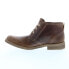 Фото #5 товара Roan by Bed Stu Gaven F800419 Mens Brown Leather Lace Up Chukkas Boots 9