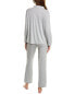 Фото #2 товара Flora By Flora Nikrooz 2Pc Knit Notch Collar Pajama Set Women's