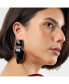 ფოტო #4 პროდუქტის Women's Black Abstract Stone Drop Earrings