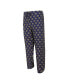 Фото #3 товара Men's Navy Denver Nuggets Gauge Allover Print Pants