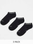 Jordan 3 pack ankle socks in black