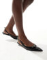 ASOS DESIGN Lire slingback ballet in black