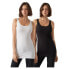 Фото #2 товара VERO MODA Maxi My Soft Long sleeveless T-shirt 2 units
