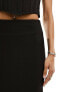 ASOS DESIGN bandage tube skirt in black co-ord