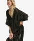 Фото #3 товара Striped Maxi Caftan Cover-Up