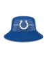 Фото #3 товара Men's Royal Indianapolis Colts 2023 NFL Training Camp Stretch Bucket Hat