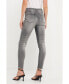 Фото #4 товара Women's Midi Rise Skinny Jeans