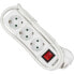 Фото #3 товара Удлинитель Inline Socket strip - 3-way earth contact CEE 7/3 - with switch - white - 5m
