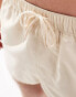 Фото #3 товара ASOS DESIGN super short swim short in beige