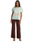 ფოტო #1 პროდუქტის Juniors' Rays Cotton Oversized Short-Sleeve T-Shirt