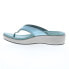 Фото #3 товара Spenco Weekend Wedge SP1076MBL Womens Blue Synthetic Wedges Sandals Shoes 7.5