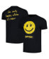 ფოტო #2 პროდუქტის Men's Black Garbage I'm Only Happy When It Rains Graphic T-shirt