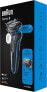 Фото #7 товара Braun Series 5 Razor for Men, Electric Shaver, EasyClean, Wet & Dry, Rechargeable & Wireless, 51-B1000s, Blue