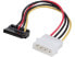 StarTech.com SATAPOWADPL 6 in. 4 Pin Molex to Left Angle SATA Power Cable Adapte